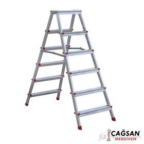 Çağsan OL6 6 Basamaklı Olimpos Çift Çıkışlı Alüminyum Merdiven