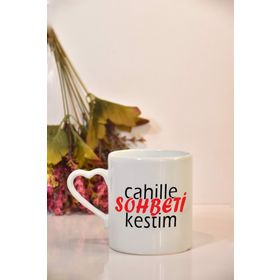 Cahille Sohbeti Kestim Baskılı Kupa