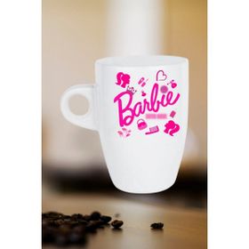 Caisya Enter Mode Barbie Baskılı Pembe Kupa Bardak