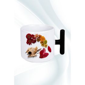Caisya Romantik Sonbahar Baskılı T 05 Saplı Kupa