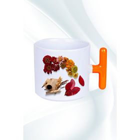 Caisya Romantik Sonbahar Baskılı T 08 Saplı Kupa