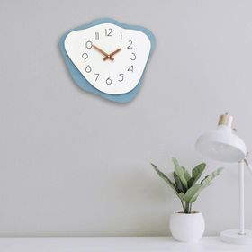CajuArt Dekoratif Modern Asimetrik Tarz Büyük Boy Duvar Saati