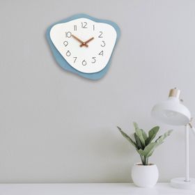 CajuArt Dekoratif Modern Asimetrik Tarz Büyük Boy Duvar Saati