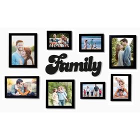 CajuArt Family Aile Dekoratif Ahşap Duvar Tablo