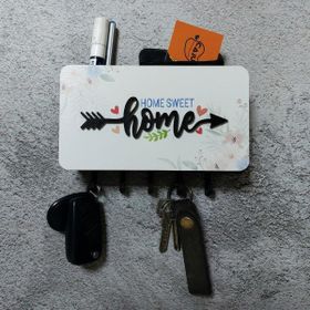 CajuArt Home Yazılı Dekoratif Bölmeli Askılı Anahtarlık
