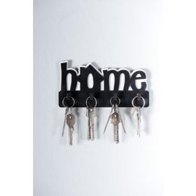 CajuArt Home Yazılı Hol Dekoratif Askılı Ahşap Anahtarlık