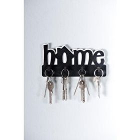 CajuArt Home Yazılı Hol Dekoratif Askılı Ahşap Anahtarlık