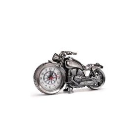 CajuArt Motosiklet Retro Alarmlı Masa Saati