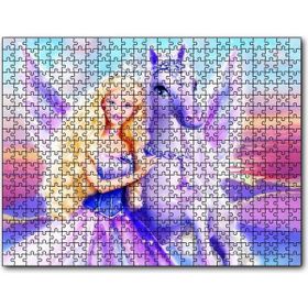 Caka Tablo Barbie ve Pegasus'un Büyüsü Görseli 500 Parça Puzzle