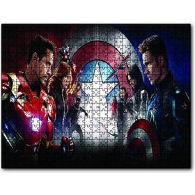 Caka Tablo Civil War Kahramanlar Karşı Karşıya 500 Parça Puzzle