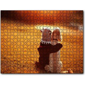 Caka Tablo Çocuk ve Köpek Best Friends 1000 Parça Puzzle