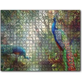 Caka Tablo Doğada Tavus Kuşu Görseli 255 Parça Puzzle