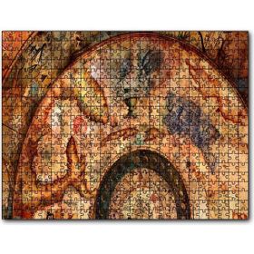 Caka Tablo Eski Orta Amerika Haritası 1000 Parça Puzzle