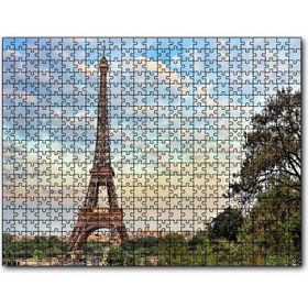 Caka Tablo Eyfel Kulesi Paris Uzak Manzara 500 Parça Puzzle