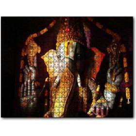 Caka Tablo Ganesha Hindu Tanrısı 1000 Parça Puzzle