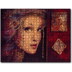 Caka Tablo I Kadın Figürü Görseli 120 Parça Puzzle