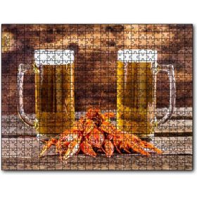 Caka Tablo İki Köpüklü Bira ve Istakozlar 255 Parça Puzzle