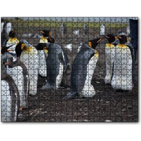 Caka Tablo İmparator Penguenleri ve Yavru 120 Parça Puzzle