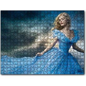 Caka Tablo Külkedisi Elbiseli Kadın ve Bulutlar Görseli 255 Parça Puzzle