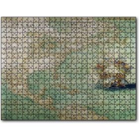 Caka Tablo Kuzey ve Orta Amerika Eski Haritası 500 Parça Puzzle