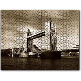 Caka Tablo Londra Köprüsü Sepya 120 Parça Puzzle