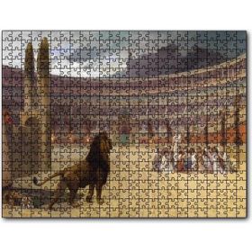 Caka Tablo Martryrs'in Son Duası Tablo Arena Aslan 120 Parça Puzzle