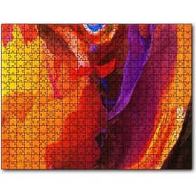 Caka Tablo Renkli Fırça Darbeleri 500 Parça Puzzle