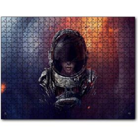 Caka Tablo Uzay Güneş Işığı Astronot Görseli 1000 Parça Puzzle