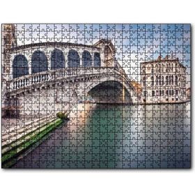 Caka Tablo Venedik Rialto Köprüsü 255 Parça Puzzle