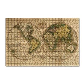 Cakapuzzle 1800lerin Sonu Dünya Haritası 120 Parça Ahşap Puzzle