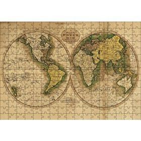 Cakapuzzle 1800lerin Sonu Dünya Haritası Mdf 255 Parça Puzzle