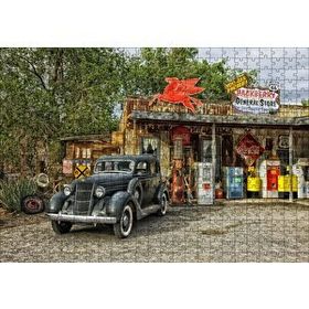Cakapuzzle 1940 larda Arizonada Bir Market 120 Parça Ahşap Puzzle