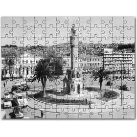 Cakapuzzle 1950 Ler Konak Saat Kulesi İzmir Mdf 120 Parça Puzzle