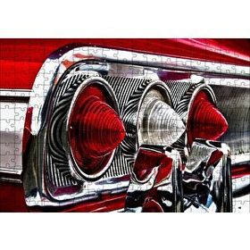 Cakapuzzle 1964 Chevrolet Impala Arka Stop Detay Mdf 120 Parça Puzzle