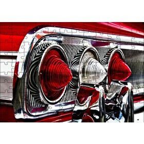 Cakapuzzle 1964 Chevrolet Impala Arka Stop Detay Mdf 120 Parça Puzzle