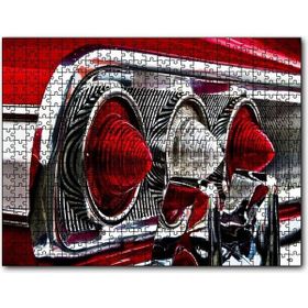 Cakapuzzle 1964 Chevrolet Impala Arka Stop Detay Mdf 255 Parça Puzzle