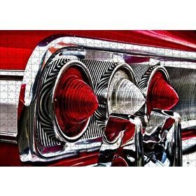 Cakapuzzle 1964 Chevrolet Impala Arka Stop Detay Mdf 500 Parça Puzzle