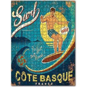 Cakapuzzle 1969 Yılı Sörf Yarışı Görseli Ahşap 500 Parça Puzzle