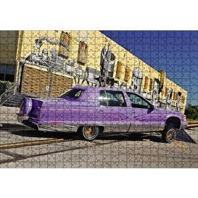Cakapuzzle 1995 Cadillac Fleetwood Otomobil Ahşap 500 Parça Puzzle