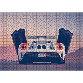 Cakapuzzle 2017 Ford GT Beş Sürüş Modu Görseli 120 Parça Ahşap Puzzle