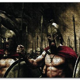 Cakapuzzle 300 Spartalı Savaş Sahnesi Mdf 120 Parça Puzzle
