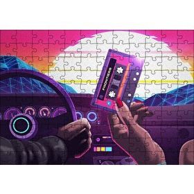 Cakapuzzle 80ler Arabada Teyp Kasedi Mdf 120 Parça Puzzle
