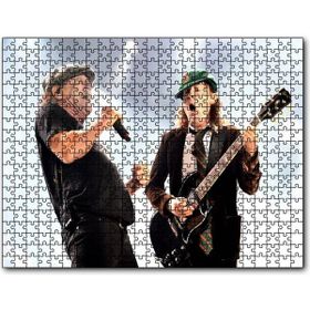 Cakapuzzle Acdc Angus ve Malcolm Mdf 120 Parça Puzzle
