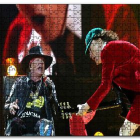 Cakapuzzle Acdc Angus ve Malcolm Yaşlı Kurtlar Mdf 1000 Parça Puzzle