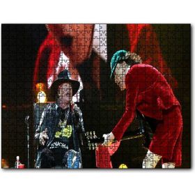 Cakapuzzle Acdc Angus ve Malcolm Yaşlı Kurtlar Mdf 120 Parça Puzzle
