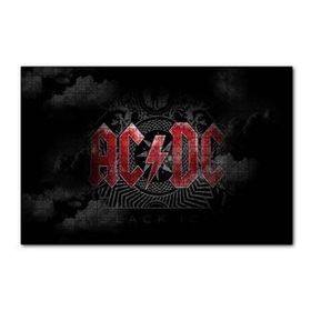 Cakapuzzle ACDC Logo Karanlık Mod 120 Parça Ahşap Puzzle