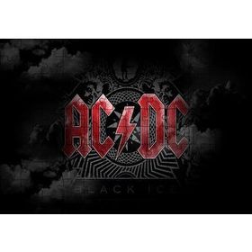 Cakapuzzle ACDC Logo Karanlık Mod 120 Parça Ahşap Puzzle