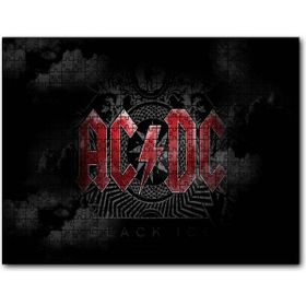 Cakapuzzle Acdc Logo Karanlık Mod Mdf 120 Parça Puzzle