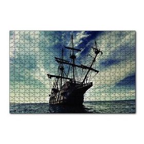 Cakapuzzle Açık Denizdeki Yelkenli Gemi 120 Parça Ahşap Puzzle