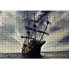 Cakapuzzle Açık Denizdeki Yelkenli Gemi 120 Parça Ahşap Puzzle